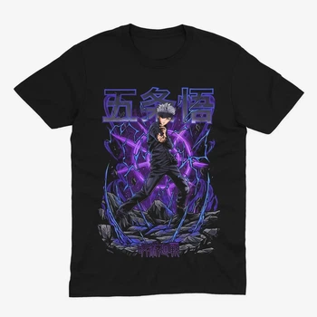 Футболка Jujutsu Kaisen Годжо Сатору Черный L (kr4-215-black-L)