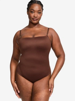 Боди-майка женская больших размеров Victoria's Secret 36429641 2XL Коричневая (1159855204)