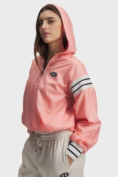 Жіночий рожевий анорак Icon Woven Heritage QZ Under Armour L 6009946-603