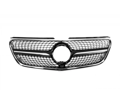 Решітка радіатора Mercedes Vito W447 2014-2019 (ohi-w447-gr1bl)