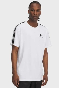 Чоловіча біла футболка UA Icon HWT Tee Taping Under Armour L 1390300-100