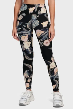 Женские черные тайтсы с узором Meridian Print Legging Under Armour S 1383603-003