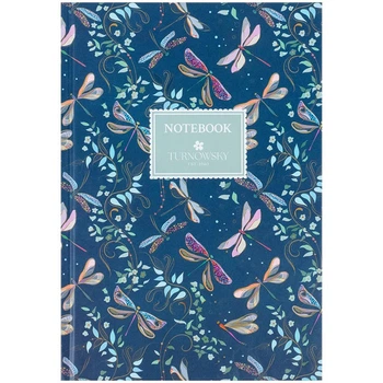 Книга записна Axent Turnowsky Floral 6 8457-15-A-TR, А5, 96 аркушів, клітинка, тверда обкладинка