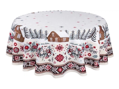 Скатерть гобеленовая HUTSUL-160D Limaso Ø160 см 000364831