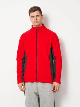 Мужская легкая флисовая кофта Malfini Frosty Красная 3XL
