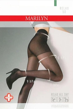 Колготи капронові Marilyn Relax 50 Den 5 grigio сірі