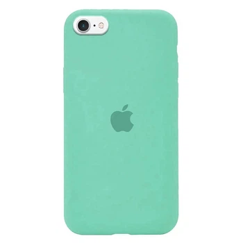 Чохол Silicone case for iPhone 7 / 8 / SE2 Ice Blue (з закритим низом)