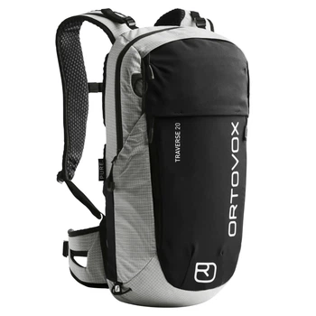 Рюкзак туристичний Ortovox Traverse Pure 20 сіро-чорний для альпінізму та гір