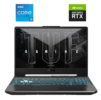 Игровой ноутбук Б-класс Asus TUF Gaming F15 FX506HC / 15.6" (1920x1080) IPS / Intel Core i5-11400H (6 (12) ядер по 4.5 GHz) / 8 GB DDR4 / 512 GB SSD NVMe / nVidia GeForce RTX 3050, 4 GB GDDR6, 128-bit / WebCam б/у