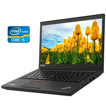 Ноутбук Б-класс Lenovo ThinkPad T450 / 14" (1366x768) TN / Intel Core i5-5300U (2 (4) ядра по 2.3 - 2.9 GHz) / 8 GB DDR3 / 320 GB HDD / Intel HD Graphics 5500 / WebCam / Win 10 Pro / Два АКБ б/у