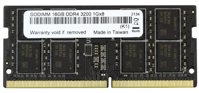 Модуль пам'яті SO-DIMM DDR4 16GB 3200 на чипах Micron OEM C22 (SO-DIMM 16GB DDR4 3200)
