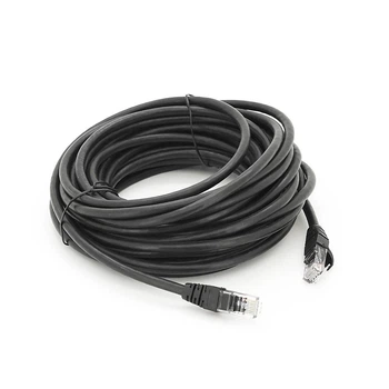 Патч-корд литий RITAR, UTP, RJ45, Cat.6, 10m, чорний, Cu (мідь) Q100