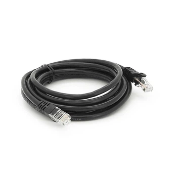 Патч-корд литий RITAR, UTP, RJ45, Cat.6, 2m, чорний, Cu (мідь)