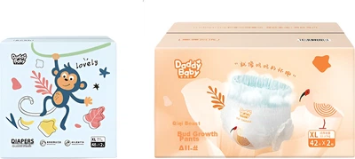 Підгузки-трусики DaddyBaby Qiqi Shou XL (12-17 кг), 84 шт