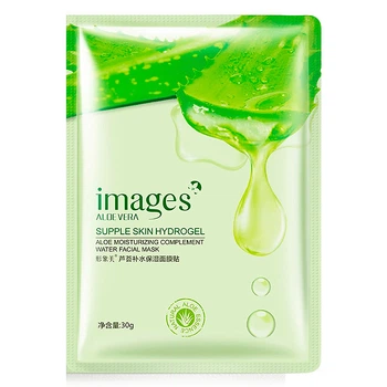 Images Aloe Vera успокаивающая тканевая маска с алоэ вера, 30 г, (Z3-01227)
