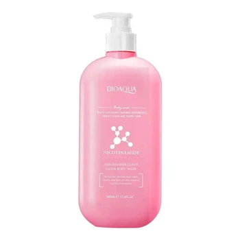 Гель для душу з ніацинамідом Bioaqua Nicotinamide Clean Gloss Body Wash, 500 мл