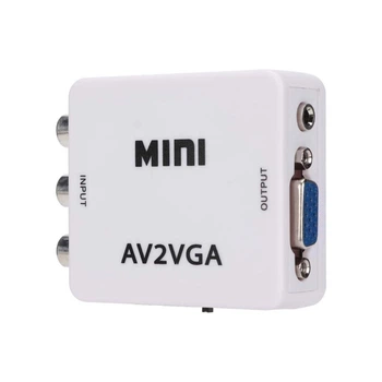 Адаптер AV (RCA) на VGA з аудіо 1080P Schöff перехідник (ST-SC007)