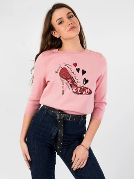 Трикотажний светр Only 116346524 L (86218L) Рожевий