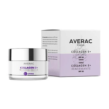 Дневной крем Averac Focus Day Cream With Collagen E+ SPF30 лифтинг для лица с морским коллагеном и витамином Е для упругости кожи 50 мл