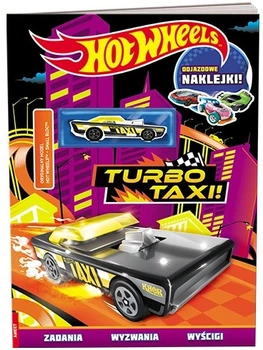 Książka z zadaniami i naklejkami Hot Wheels Turbo Taxi! (FLA-1606) (9788325349295)