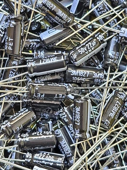 Конденсатор электролитический 22mkF 50V 105C Rubycon Low ESR (5mm*11mm) (КЕ0045)