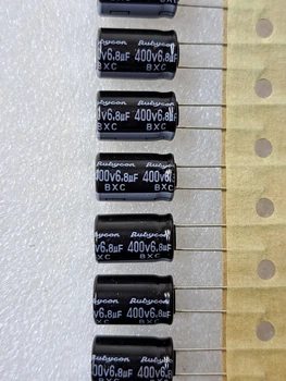 Конденсатор электролитический 6,8 mkF 400V 105С Rubycon (10mm*16mm) (КЕ0034)