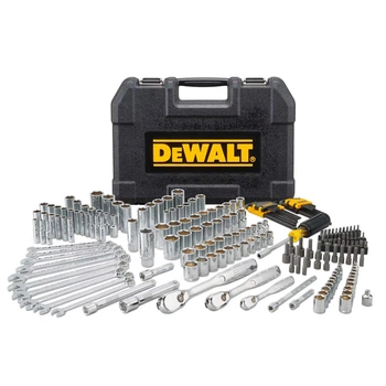 Набор головок, бит, шестигранных и накидных ключей DeWALT 1/4, 3/8, 1/2, 205 шт (DWMT81534-1)