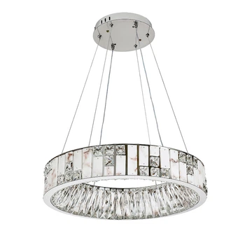 Потолочная декоративная светодиодная LED люстра 55 W Серая (26452)