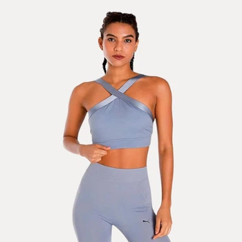 Жіночий Топ Puma Flawless Sculpt Longline Bra Блакитний XS (7d52314018 XS)