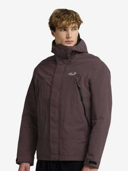 Куртка демисезонная с капюшоном мужская Jack Wolfskin Sensora 2L Jkt M A66230_I0159 XL Фиолетовая (4064886752312)