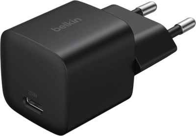 Зарядний пристрій Belkin 25Вт USB-С PD PPS Black (WCA012KQBK)