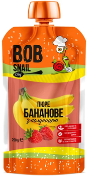 Дитяче пюре Bob Snail Равлик Боб Банан-Полуниця 250 г
