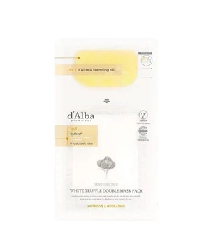 Двофазна живильна тканинна маска з білим трюфелем d'Alba White Truffle Double Mask Pack [Nutritive] 1 шт