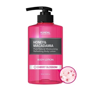 Зволожувальний лосьйон для тіла з медом та макадамією Cherry Blossom KUNDAL Honey & Macadamia Body Lotion Cherry Blossom 500 мл