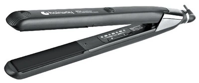 Утюжок для волос Hairway Black Nano Diamonds Ceramic MCH Technology 04104 с турмалиновым покрытием пластин 25 мм 170 Вт для профессионального выпрямления