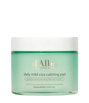 Успокаивающие веганские пэды с центеллой и белым трюфелем d'Alba Daily Mild Cica Calming Pad 50 шт