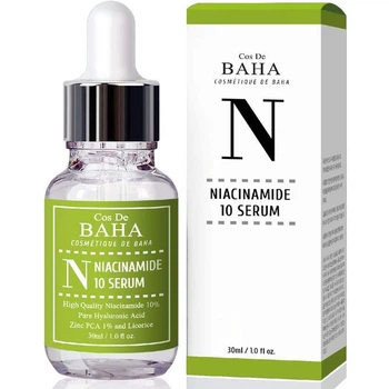 Противовоспалительная сыворотка для жирной кожи Cos De BAHA Niacinamide Serum (N) 30 мл