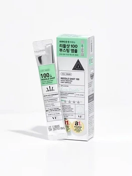 Стимулювальна сироватка-бустер із мікроголками VT Cosmetics Reedle Shot 100 Facial Boosting First Ampoule 6 шт