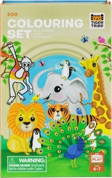 Zestaw do kolorowania Tiger Tribe Zoo 1411088 (9341736101212)