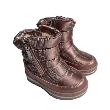 Зимние дутики детские для девочки Weestep розовые 24(7205)