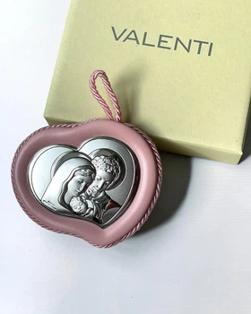 Икона детская Святое Семейство музыкальная (10 х 9 см) Valenti 10552 RA
