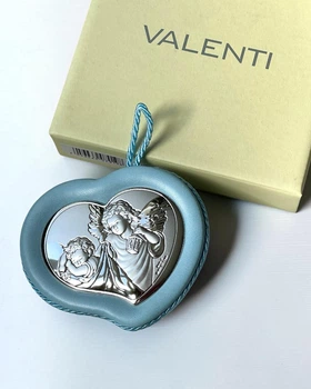 Икона детская Ангел Хранитель музыкальная (10 х 9 см) Valenti 10551 С