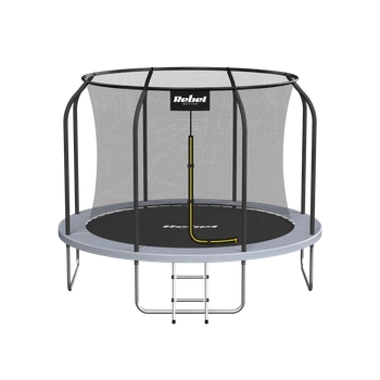 Батут Rebel Active PRO RBA-8001 диаметр 244 см с защитной сеткой и лестницей (5901890133029)