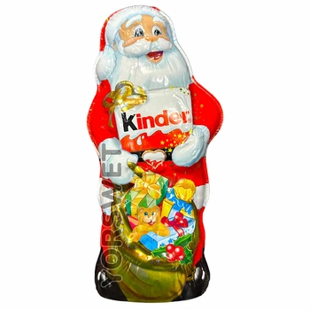 Фігурка з молочного шоколаду Kinder Санта / Святий Миколай 160 г (1434)