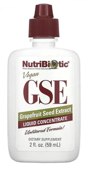 Екстракт грейпфрутових кісточок GSE, NutriBiotic, 59 мл