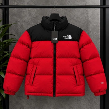 Зимняя куртка пуховик The North Face 700 Red красный XS 4472