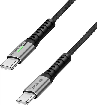 Kabel Logilink USB Type-C - USB Type-C 3.2 Gen2x2 100 W 2 m Black (4052792079913)