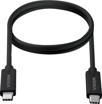 Kabel Vision USB Type-C - USB Type-C 2 m Black (TC 2MUSBC/BL)