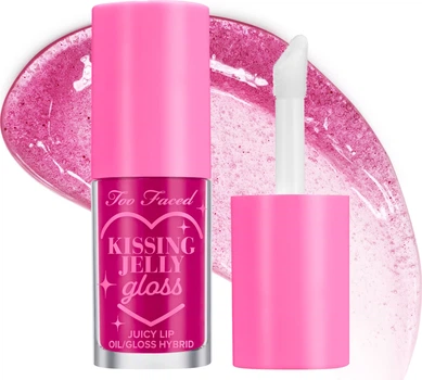 Блеск для губ Too Faced Kissing Jelly с шиммером 07 Raspberry 4.5 мл (651986018659)