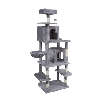 Кігтеточка для котів Rebel 60x49x173 см Gray (5901890130455)